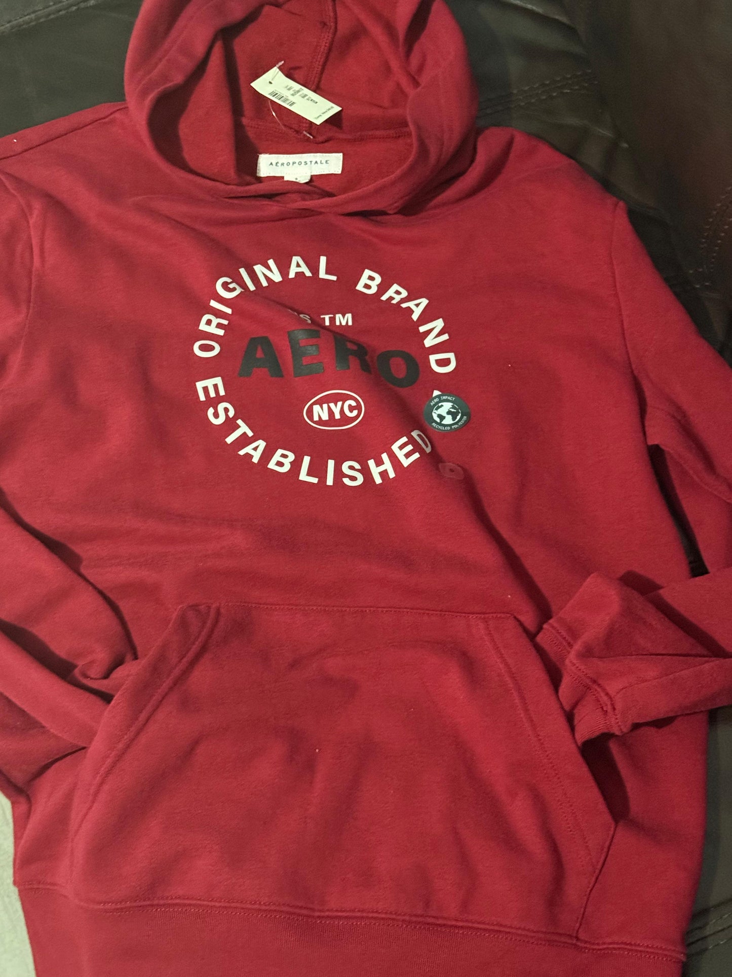 AEROPOSTALE CIRCLE LOGO PULLOVGER HOODIE