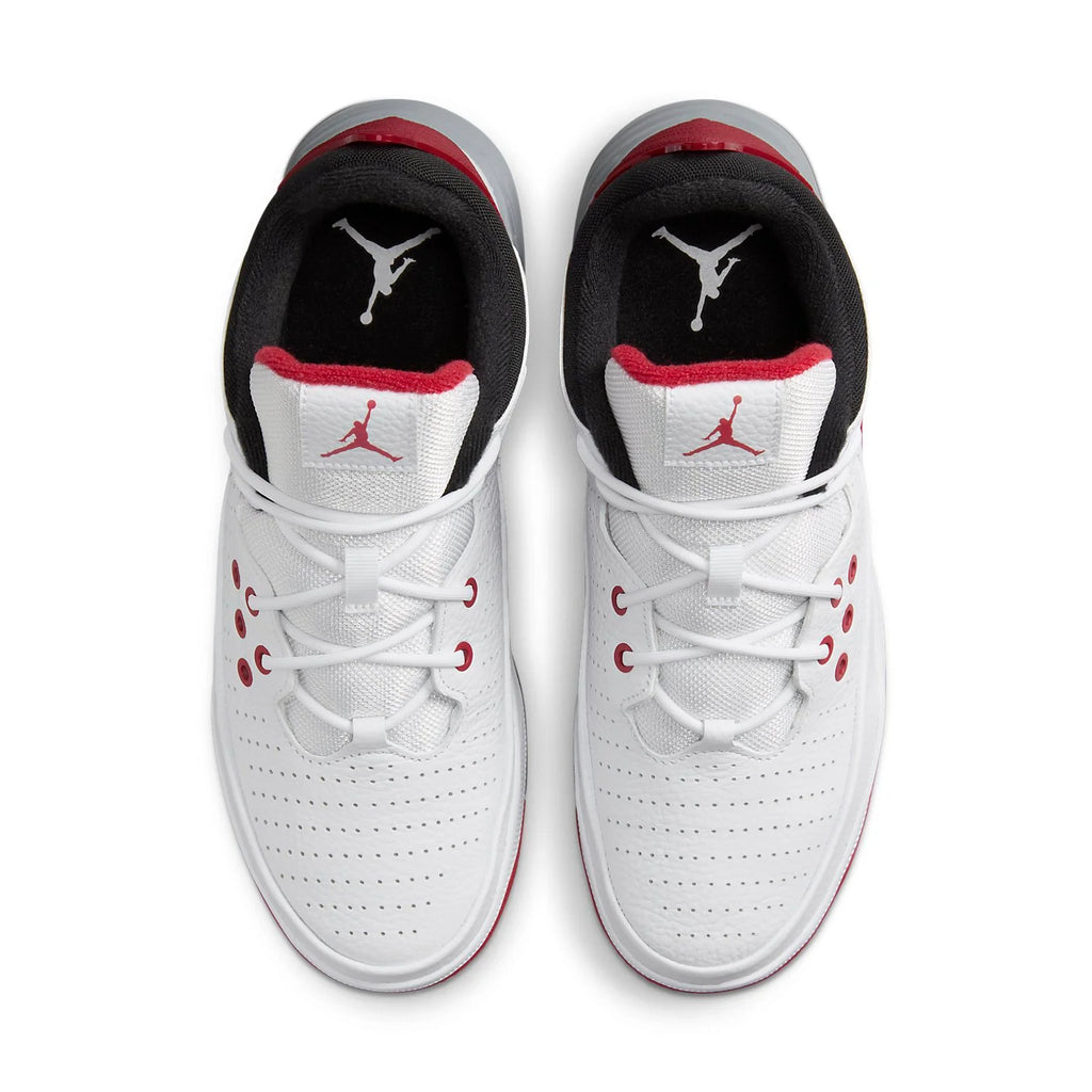 Jordan Max Aura 5 'Blanco Negro Rojo Varsity Size 8