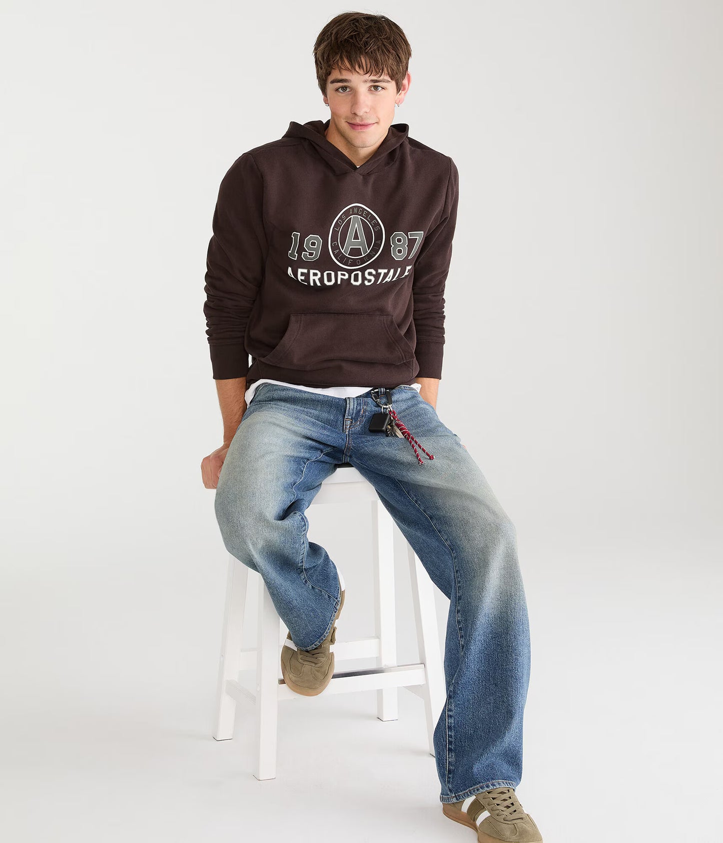 AEROPOSTALE 1987 PULLOVER HOODIE