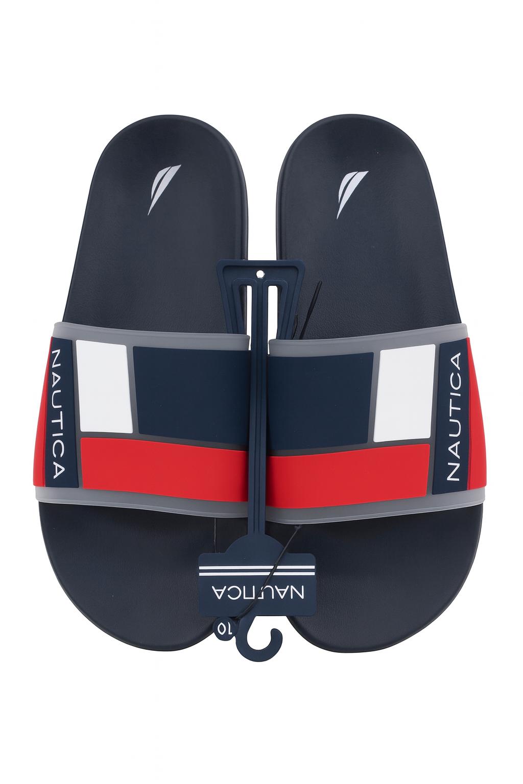 NAUTICA BENTON SLIE  NAVY/RED/WHITE